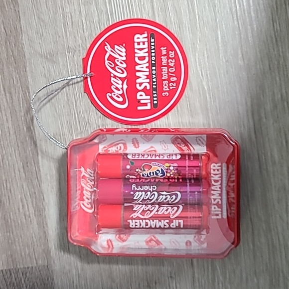 Lip Smacker Coca-Cola set of 3 Lip balms. New in package - Picture 1 of 4